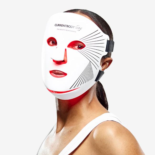 Mascarilla facial con luz roja LED Currentbody.